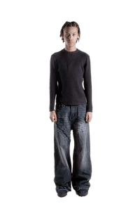 "OBSIDIAN" DISTRESSED DENIM - mortify.eu