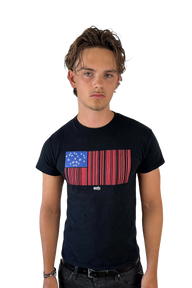 "USA" TEE BLACK