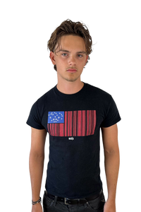 "USA" TEE BLACK
