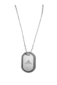 "OBSIDIAN" SILVER NECKLACE - mortify.eu