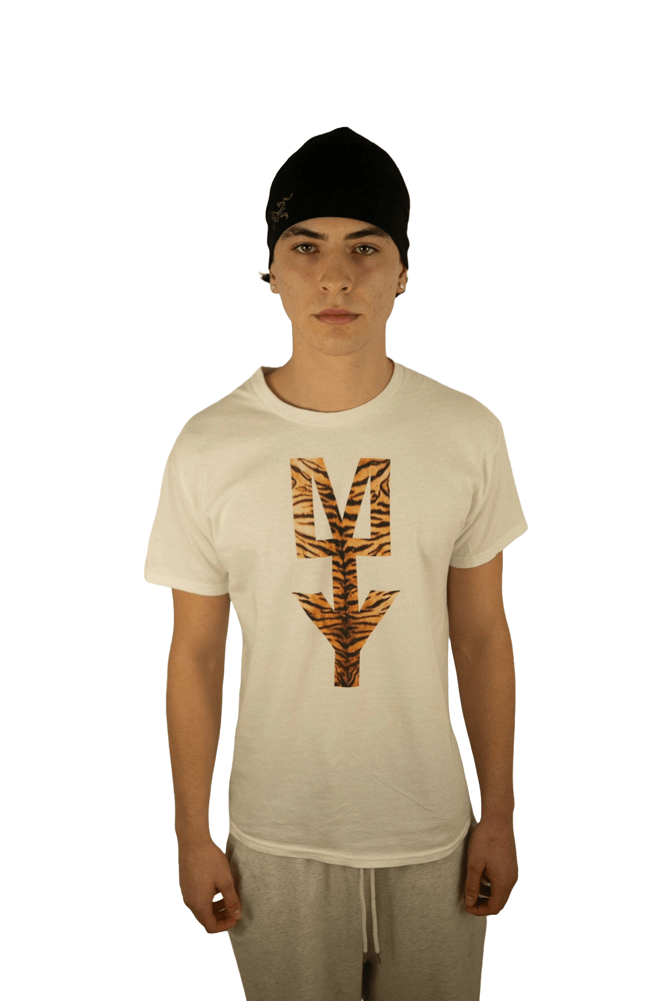 "TIGER" TEE WHITE - mortify.eu
