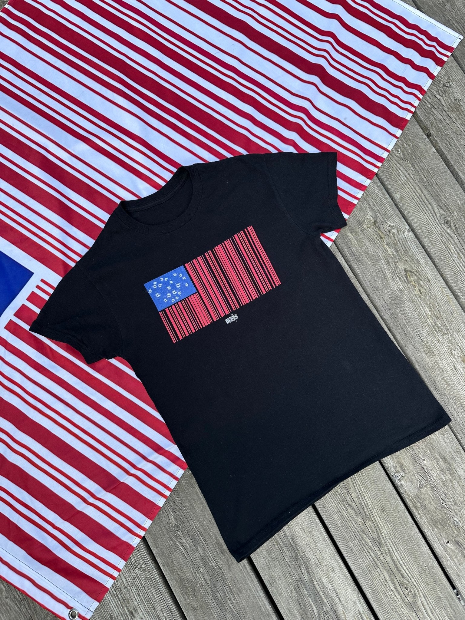 "USA" TEE BLACK - mortify.eu