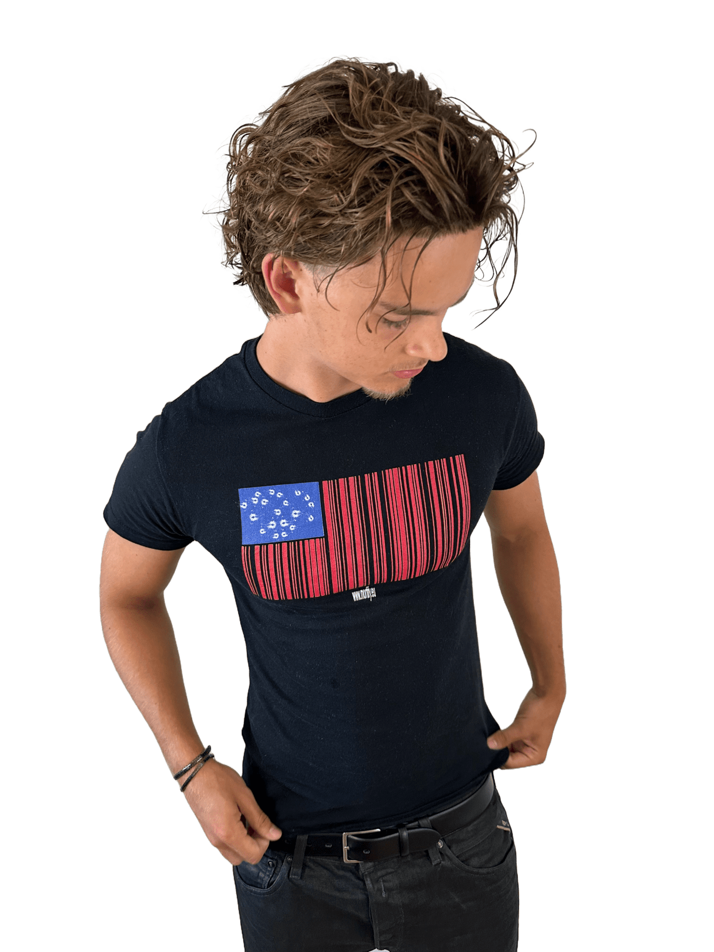 "USA" TEE BLACK - mortify.eu