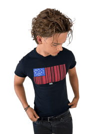 "USA" TEE BLACK - mortify.eu
