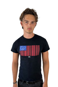 "USA" TEE BLACK - mortify.eu